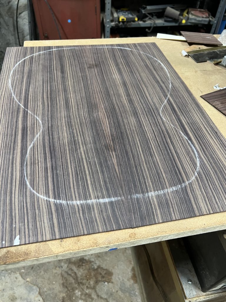 Preparing the Body back piece